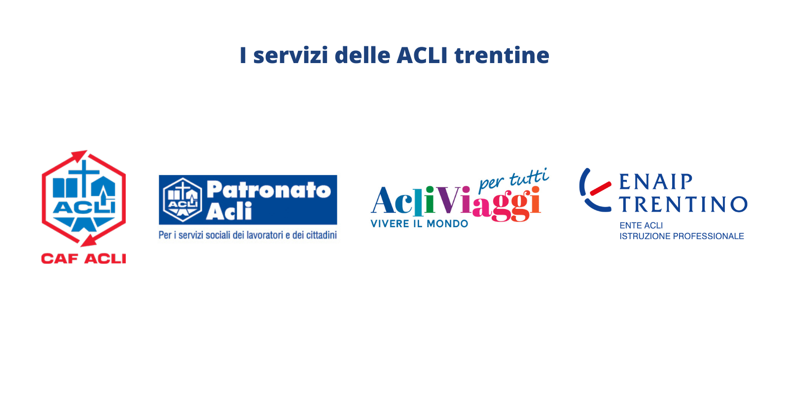 I servizi delle ACLI trentine